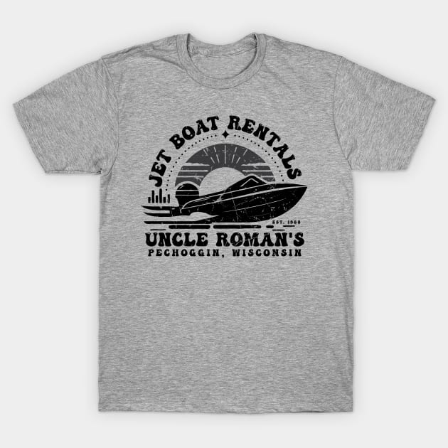 Uncle Roman's Jet Boat Rental v2 T-Shirt by Trendsdk